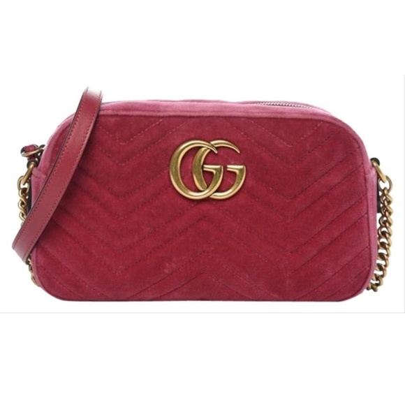 Gucci Handbags - Gucci Shoulder Marmont Matelasse Small Gg Pink